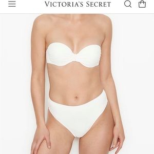 Victoria Secret White Bikini Bottoms